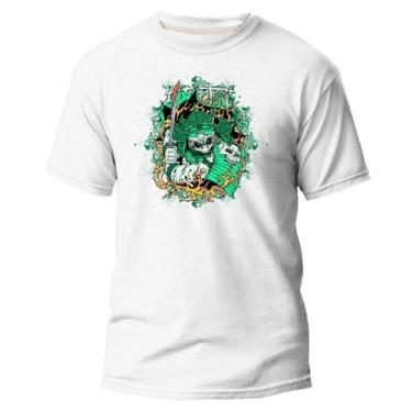 Imagem de Camiseta Básica Algodão Premium Estampa Digital Samurai Scar - Pavesi,