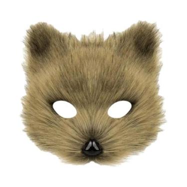 Imagem de Conjunto De Fantasia De Gato E Raposa Com Máscara, Cauda E Luvas Para 