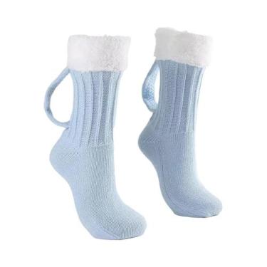 Imagem de Meias De Lã Engraçadas Para Dormir, Estilo Caneca De Cerveja 3D, Acolc