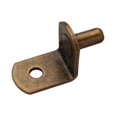 Imagem de Suportes De Prateleira Em L De Aço Niquelado Reforçado 16/32 Peças 1/4