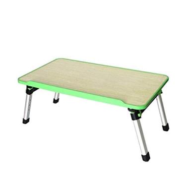 Imagem de Mesa de computador minimalista verde, mesa para laptop, cama dobrável, mesa pequena, mesa de estudo, mesa de jantar