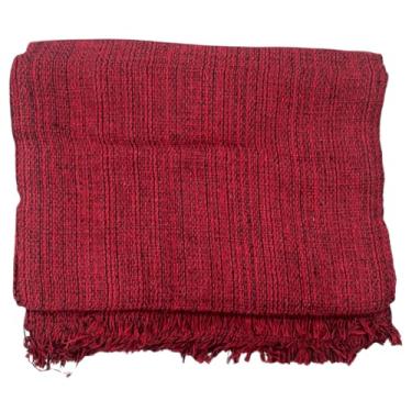 Imagem de Manta Para Sofá ou Cama Luxo Gigante 210x120 Tipo Capa de Sofá Protetora Algodão Decorativa manta para sofá sofa grande(Vermelho Mesclado)