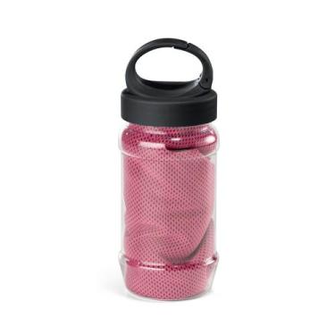 Imagem de Toalha Academia Exercícios Refrescante Com Garrafa  - ZINGO SHOP, Rosa