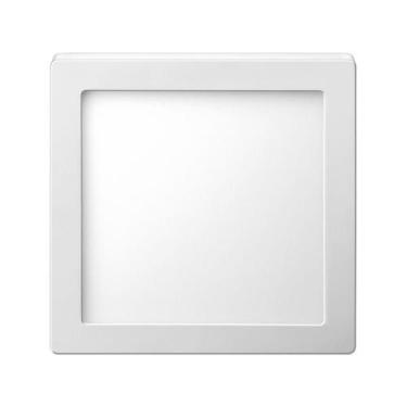 Imagem de Luminária Plafon Led Quadrada de Sobrepor 24W - Downlight 6500K Bivolt