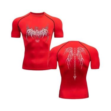 Imagem de Camiseta Masculina Y2K De Compressão De Secagem Rápida Com Manga Curta