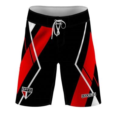 Imagem de Bermuda do São Paulo Tricolor SPFC Tactel com Elastano Oficial-Masculino