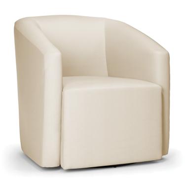 Imagem de Poltrona Decorativa Base Giratória Stella Max Sintético D03 - D'Rossi