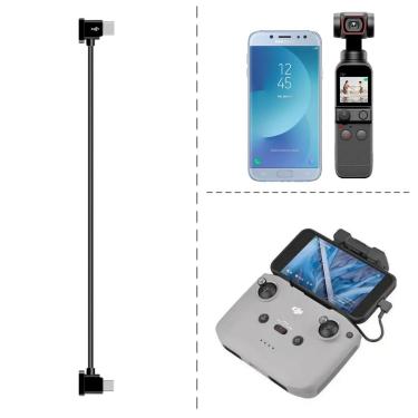 Imagem de Cabo OTG USB-C/Micro-USB Controle Remoto Mavic Air 2/2S e Mini 2