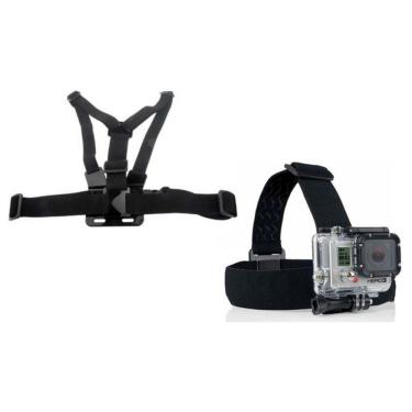 Imagem de Kit Suporte Peito e Cabeça - GoPro