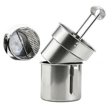 Imagem de HAUSTGO Lavadora de pincel de camada dupla - Limpador de pincel multiuso com suporte espiral, grade de sedimentos removíveis e alça - compatível com água, aguarrás, diluentes de tinta