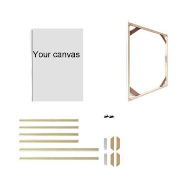 Imagem de Quadros De Parede Grandes Em Tela De Madeira 50x70 60x90 80x120cm Para