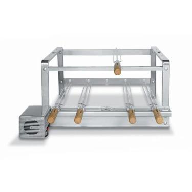 Imagem de Churrasqueira Giragrill 2005 Inox Motor esquerdo 5 Espetos