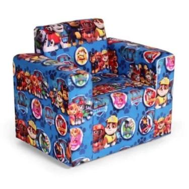 Imagem de Poltrona Infantil Temática Preebel Patrulha Canina, Natural, patrulha 