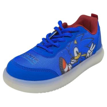 Imagem de Tenis Infantil Menino Sonic Luz de Led Dia a Dia Kid Star-Masculino