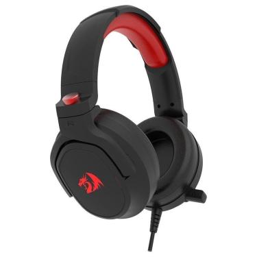 Imagem de Headset Gamer Redragon Nireus, RGB, Som Surround 7.1, Drivers 50mm, USB,  Preto - H399-RGB-Unissex