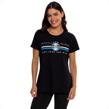 Imagem de Camiseta Clássica Grêmio Imortal Tricolor Feminina-Feminino
