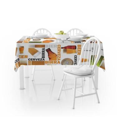 Imagem de Toalha de Mesa Cozinha em PVC Plástico Protetor Impermeável Térmica 5,