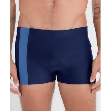 Imagem de Sunga Boxer Box Masculina Com Bolso Lateral Lisa-Masculino