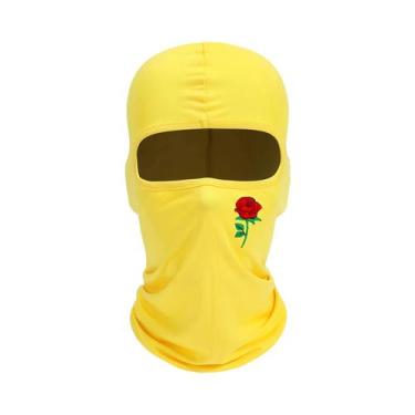 Imagem de Balaclava Com Estampa De Rosas, Corta-Vento E Resistente Ao Sol, Másca