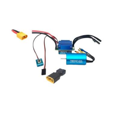 Imagem de Combo De Motor Brushless E ESC 35A 45A Para Wltoys 124016 Remo Hobby X