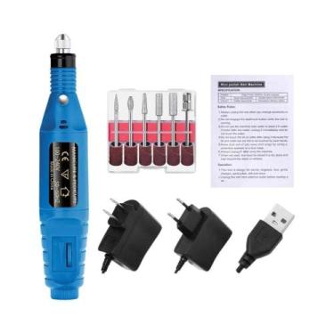 Imagem de Máquina De Furar Unhas Elétrica Portátil LULAA, Conjunto De Ferramenta