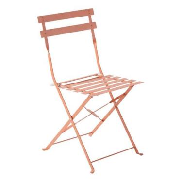 Imagem de Cadeira Jardim Aco Dobravel Laranja 80X41Cm 120Kg - Brazil Home Living