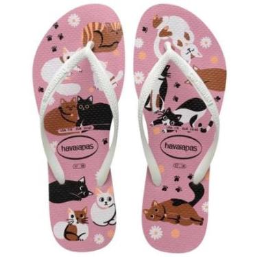 Imagem de Chinelo Infantil Havaianas Slim Pets Menina-Feminino