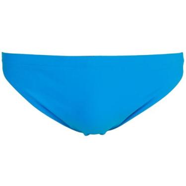 Imagem de Sunga Azul Masculina Praia Simples Lateral 3cm - Amassê, M