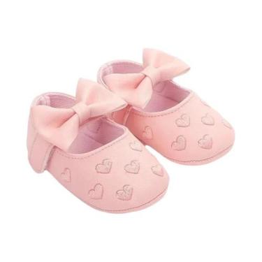 Imagem de Sapatos Para Primeiros Passos Com Sola De Algodão Macio E Antiderrapan
