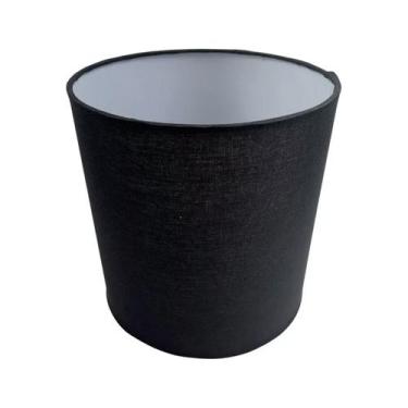 Imagem de Cupula de Abajur 15x15x15cm Cilíndrica De Tecido algodão Soquete Nacio