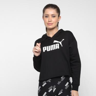 Imagem de Moletom Puma Cropped Capuz Feminino-Feminino