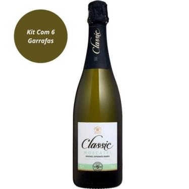 Imagem de Espumante Classic Moscatel Salton 750 Ml Kit Com 6 Garrafas
