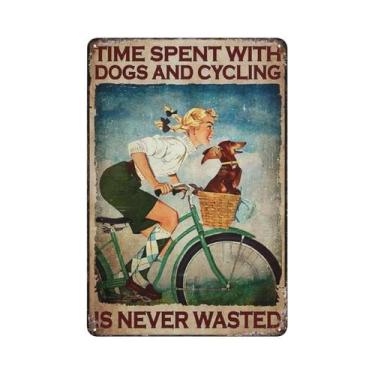 Imagem de Placa De Metal Vintage Com Tema De Ciclismo, Pintura Em Ferro Para Dec