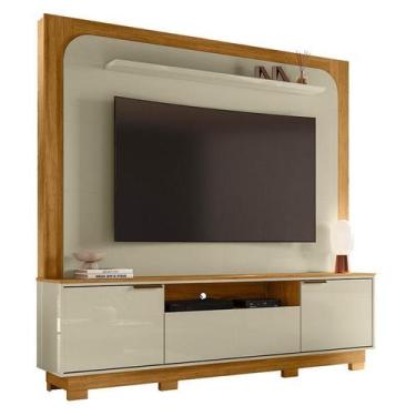 Imagem de Estante Home Theater Nilo Com Pés Cumaru/Opala - Madetec