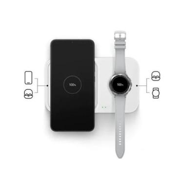 Imagem de Novo Carregador Sem Fio por Indução Original Samsung Pad Duo SFC Super