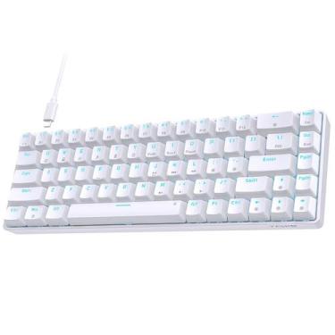 Imagem de Teclado para jogos TMKB T68SE 60% ultracompacto 68 teclas azul - TMKB 