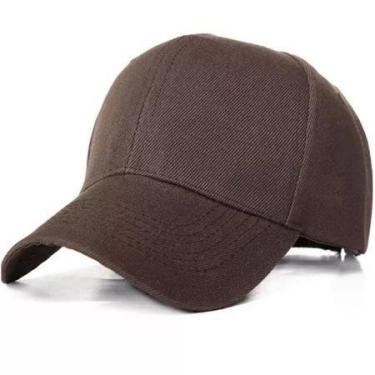 Imagem de Boné Trucker Adulto Unissex Liso basico Aba Curva Ajustável - Cap, Mar