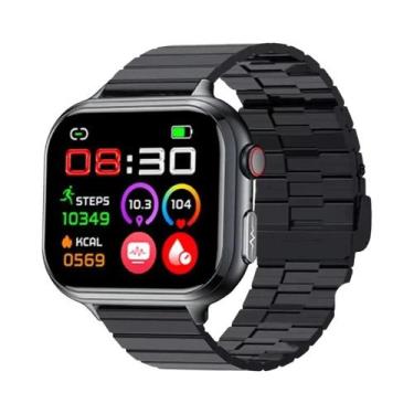 Imagem de Smartwatch Masculino De Saúde Com Medição De Glicose, ECG, Frequência 