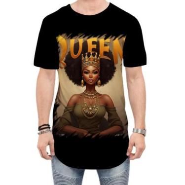 Imagem de Camiseta Longline Rainha Africana Queen Afric 6, GG