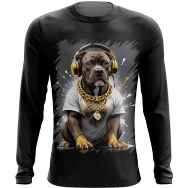 Imagem de Camiseta Manga Longa Pitbull com Headphones 8 - Kasubeck Store, INF 14