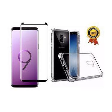 Imagem de Capa Capinha Case Samsung S9 Plus Protecao Anti Impacto + Película Col
