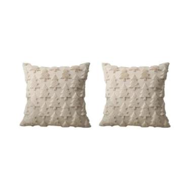 Imagem de Capa De Almofada Decorativa De Pelúcia De Natal Para Sofá, Sala De Est