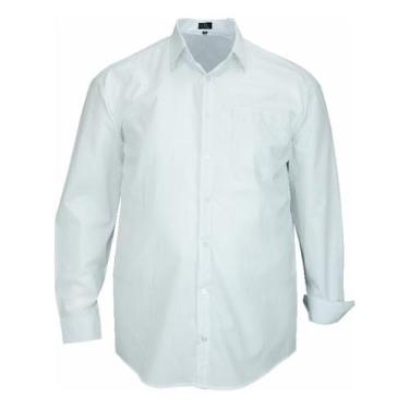 Imagem de Camisa Social Plus Size Manga Longa Lbl Com Bolso Passa Fácil 3033 - L