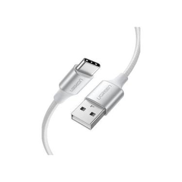 Imagem de Cabo Ugreen USB-A/USB-C 3A US288 1M SLV-60131 - Prata
