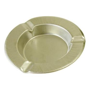Imagem de Cinzeiro De Metal Dourado Simples Para Cigarros - PAULI
