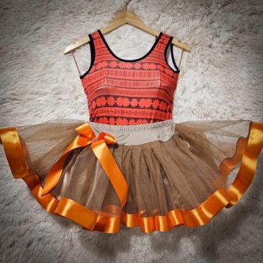 Imagem de Conjunto Fantasia Adulto Body Saia Moana Carnaval Halloween - Sinestes