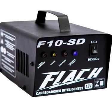 Imagem de Carregador De Bateria Automático 12v Flach F10-sd - Flach Carregadores