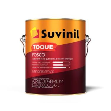 Imagem de Tinta Acrílica Fosca Prêmium 3,6 Litros - TOQUE FOSCO - SUVINIL (Escol
