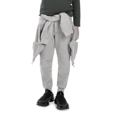 Imagem de Calça Jogger Masculina C/ Punho Moletom Infantil Nº 4 Ao 10 - Marlan, 