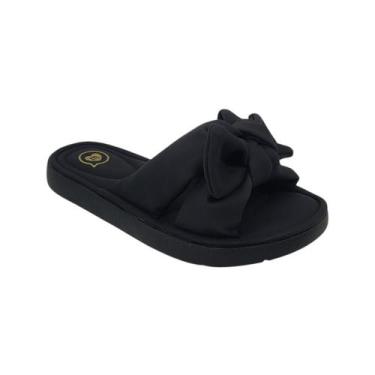 Imagem de Chinelo Infantil Feminino Slide de Laço Macio Confortável Molekinha 23